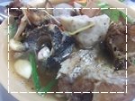 หัวปลาต้มเผือก (Fish Head with Taro Stem in Hot-and-sour Soup)
